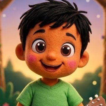 Lolo, el nene con su ukelele
